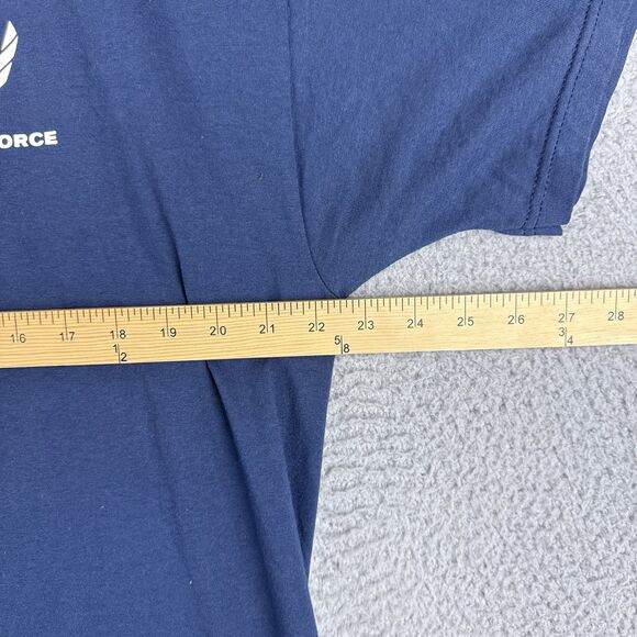 Vintage US Air Force T Shirt Men's XL Blue “No One Comes Close” - Picture 3 of 12